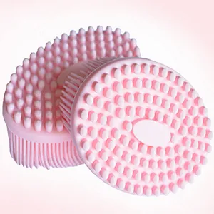 Silicone baby bath food safe custom printed washing brush