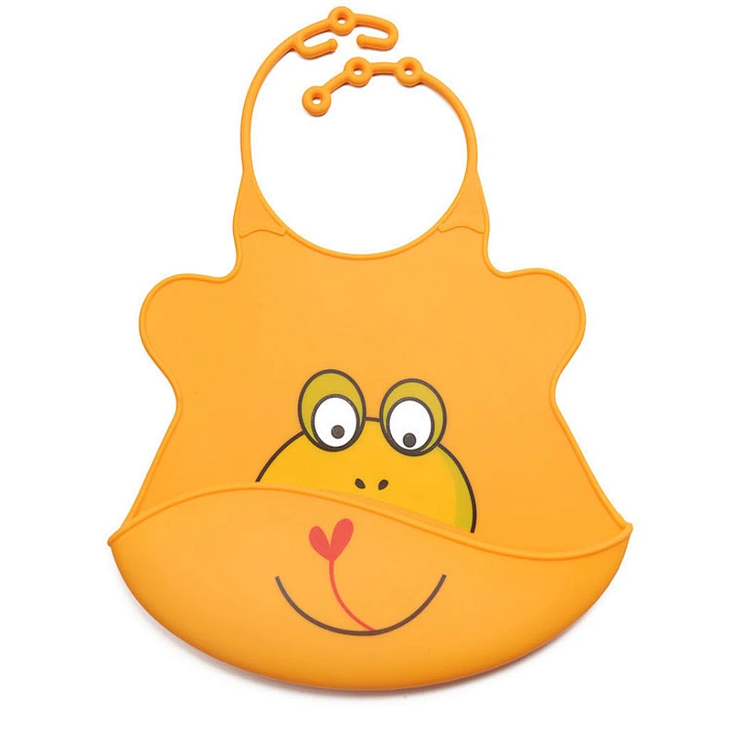 Waterproof New Born Baby Food Grade Silicone BPA Free Baby Bibs For Children