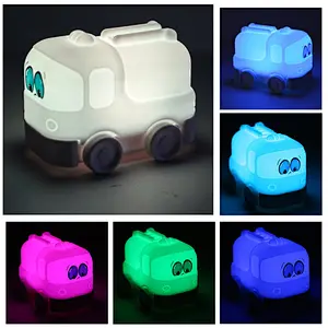 2020 Amazon top sellers USB waterproof environmentally friendly cute food grade silicone night light for baby for feeding