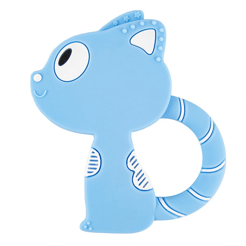 Manufactory direct new product ideas 2020 wood baby teether trending silicone with factory price