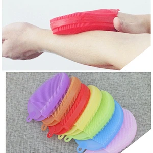 ultrasonic silicone facial cleansing brush baby  mascara brush head  facial cleaning brush