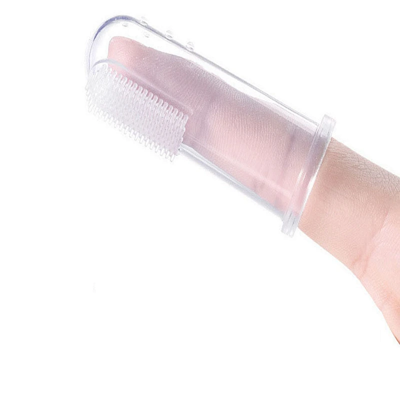 2020 Amazon top sellers soft  safe BPA free baby liquid silicone toothbrush for baby for Caring for baby teeth