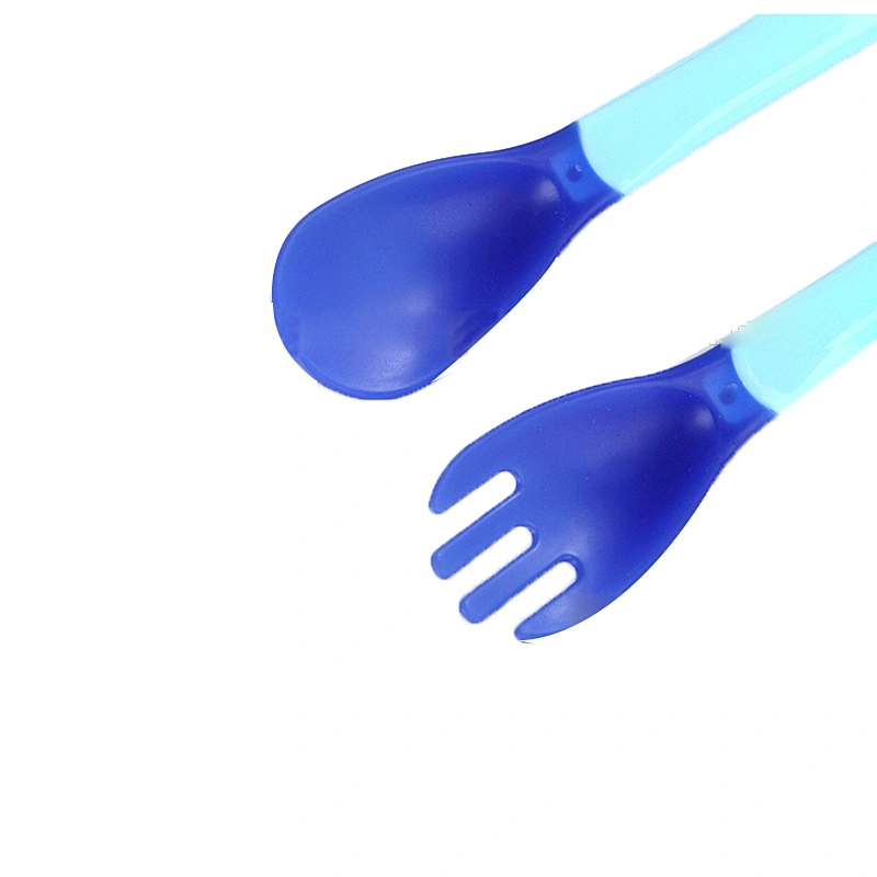 Mini Silicone Spoon and Fork Gift Set for Baby