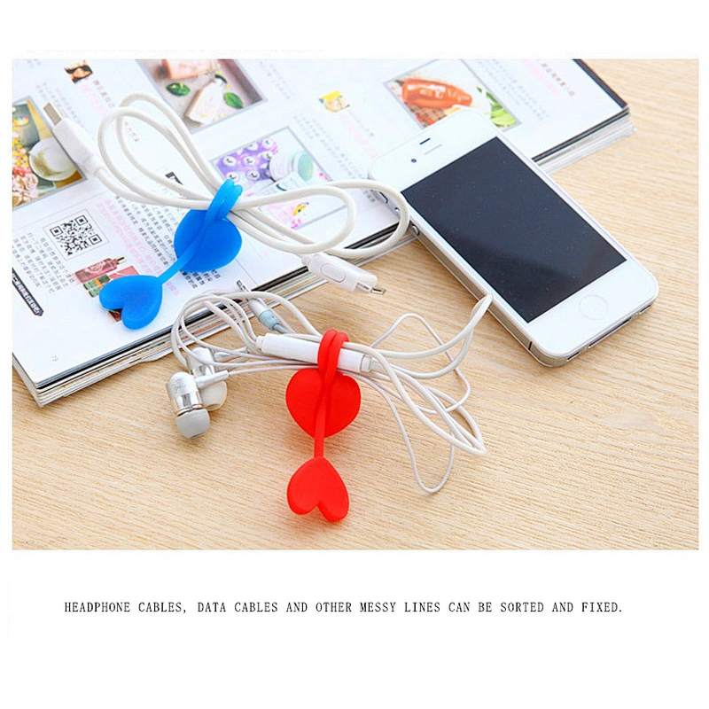 2020 Multi-functional environmentally friendly recyclable elastic heart-shaped silicone sealing clip for kitchen