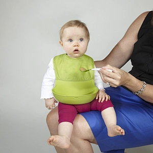 customized waterproof FDA Soft Kids Silicone Baby Bib, Feeding Baby Bibs with pocket