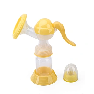 Portable Baby Infant Feeding Manual Breast Pump Milking pump  Device Milk Bottle Silicone  Saver Collector Nipple Suction Pump