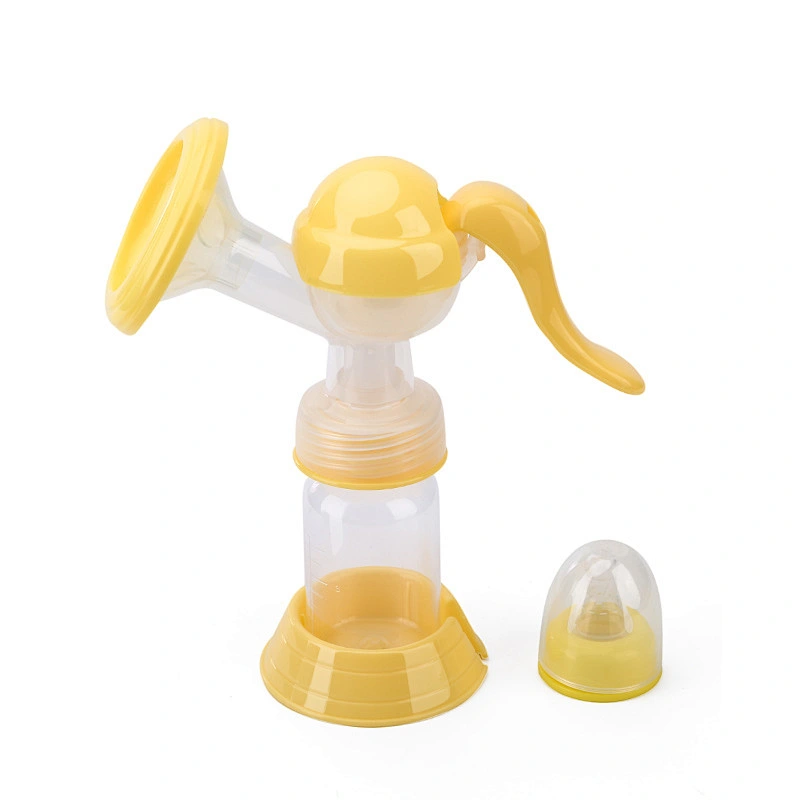 Portable Baby Infant Feeding Manual Breast Pump Milking pump  Device Milk Bottle Silicone  Saver Collector Nipple Suction Pump