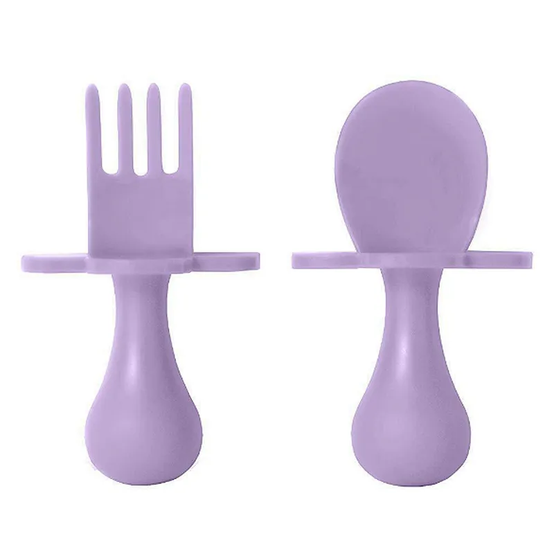 2020 hot sale silicone baby spoon&fork