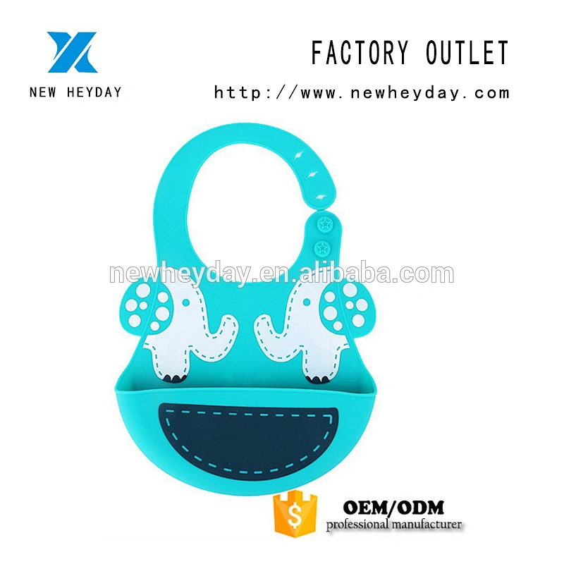 Custom Wholesale cute Silicone Baby Bibs with Pocket Toddler, Comfortable and Adjustable Soft Feeding Bibs Color
