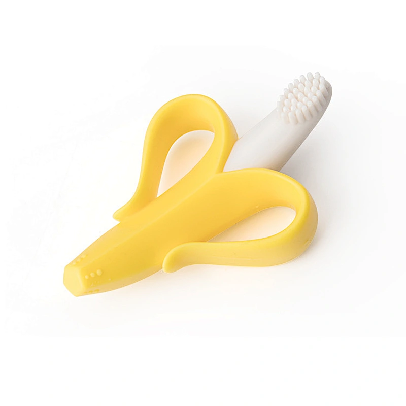 Baby Finger Silicone Banana toothbrush Infant Training Teether