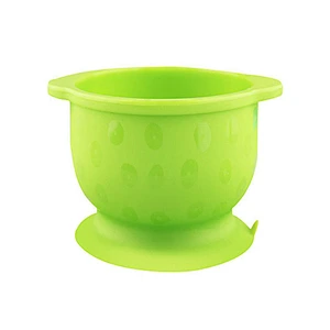 2020 New design easy to clean non-deformable anti-drop food grade silicone sucker bowl for baby for feeding