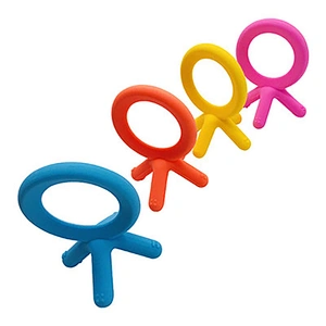 Amazon Reusable Food Grade BPA Free Silicone Infant Teether