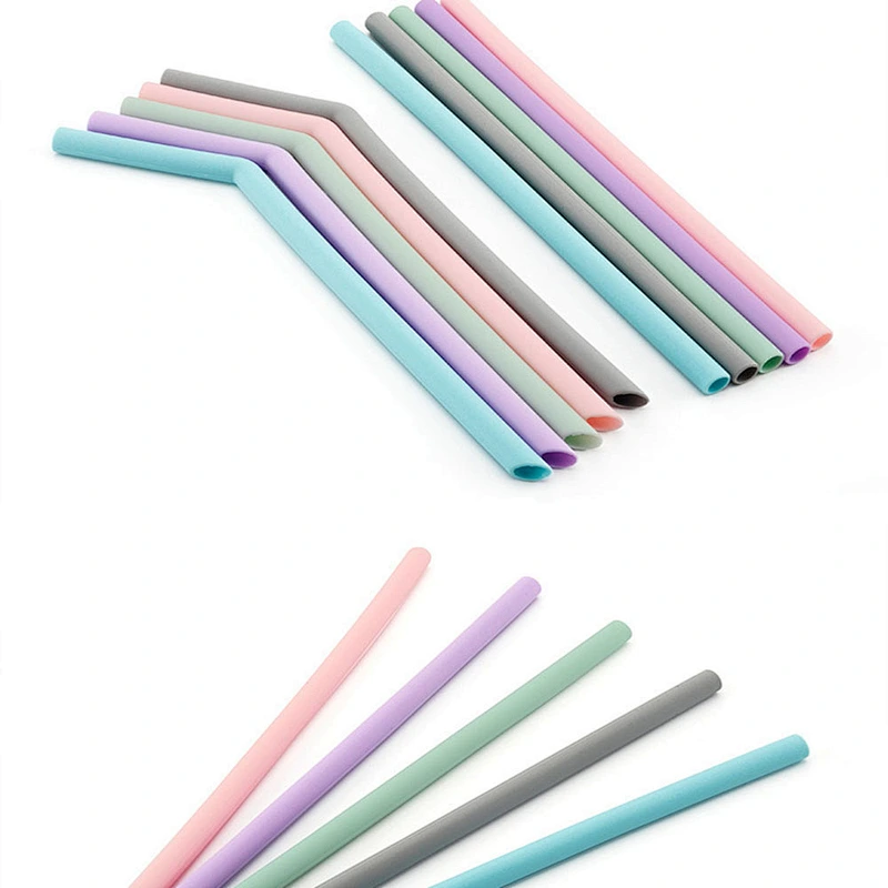 Amazon top sellers eco-friendly recycle healthy  straight food-grade silicone straw for drinks