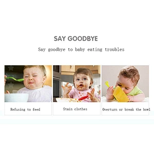 2020 Amazon top sellers non-deformable anti-drop food grade silicone sucker bowl for baby for feeding