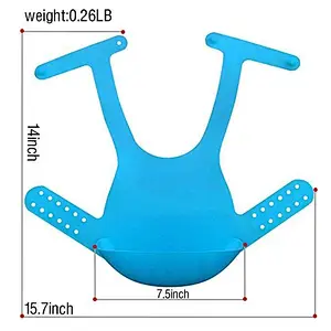 Factory Price soft silicone lace  baby teething bib ties waterproof