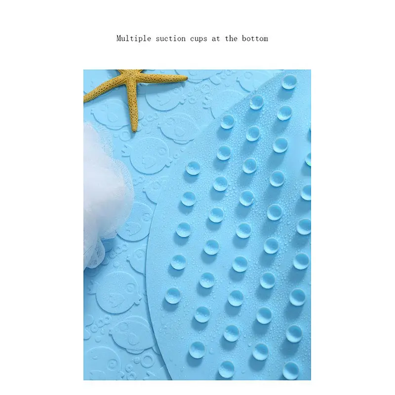2020 Amazon top sellers non-slip environmentally friendly foldable space saving easy to clean anti-slip mat for baby for bathing
