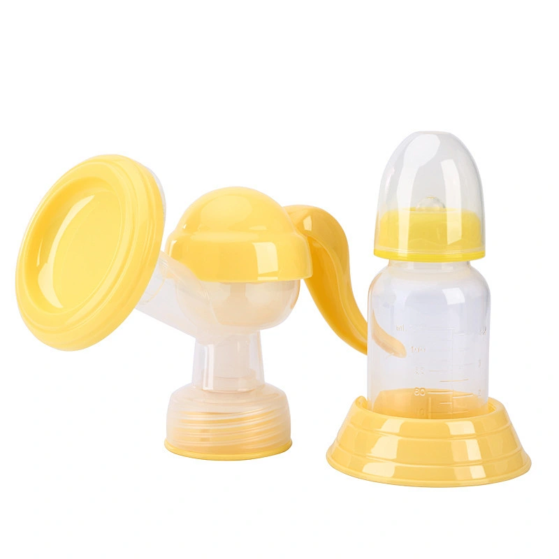 Portable Baby Infant Feeding Manual Breast Pump Milking pump  Device Milk Bottle Silicone  Saver Collector Nipple Suction Pump