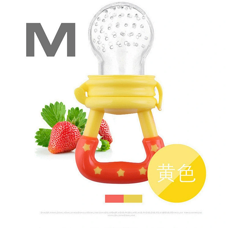 China Supplier New Design High Quality silicone baby fruit juice feeder  feeding pacifier