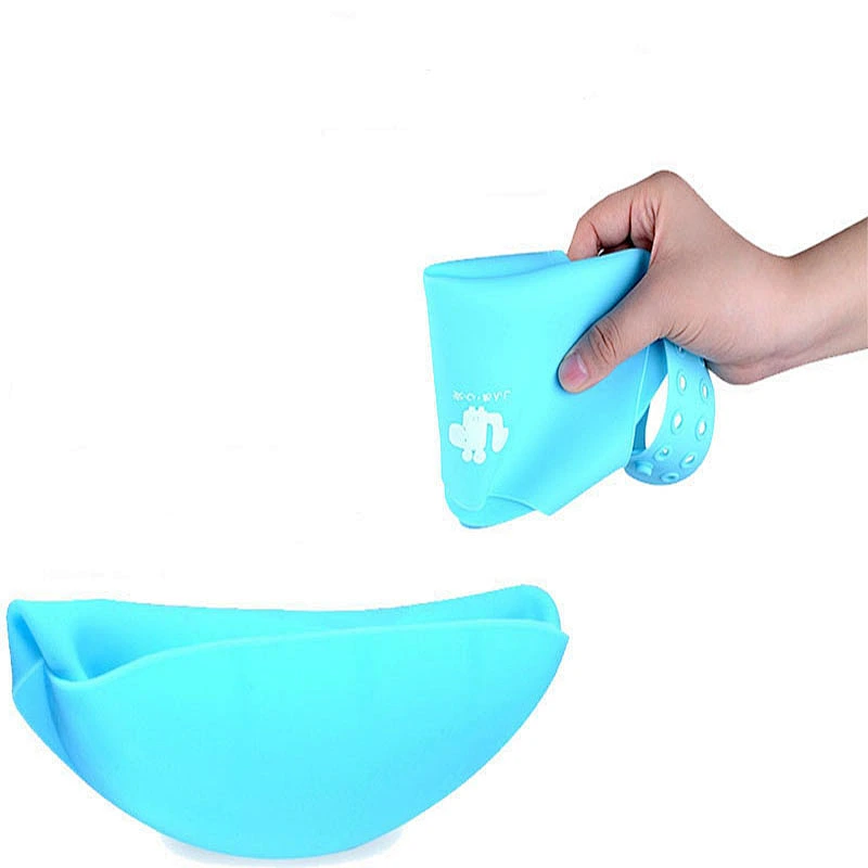 2020 BPA free waterproof foldable easy to clean durable baby silicone bib for the boys and girls for feeding