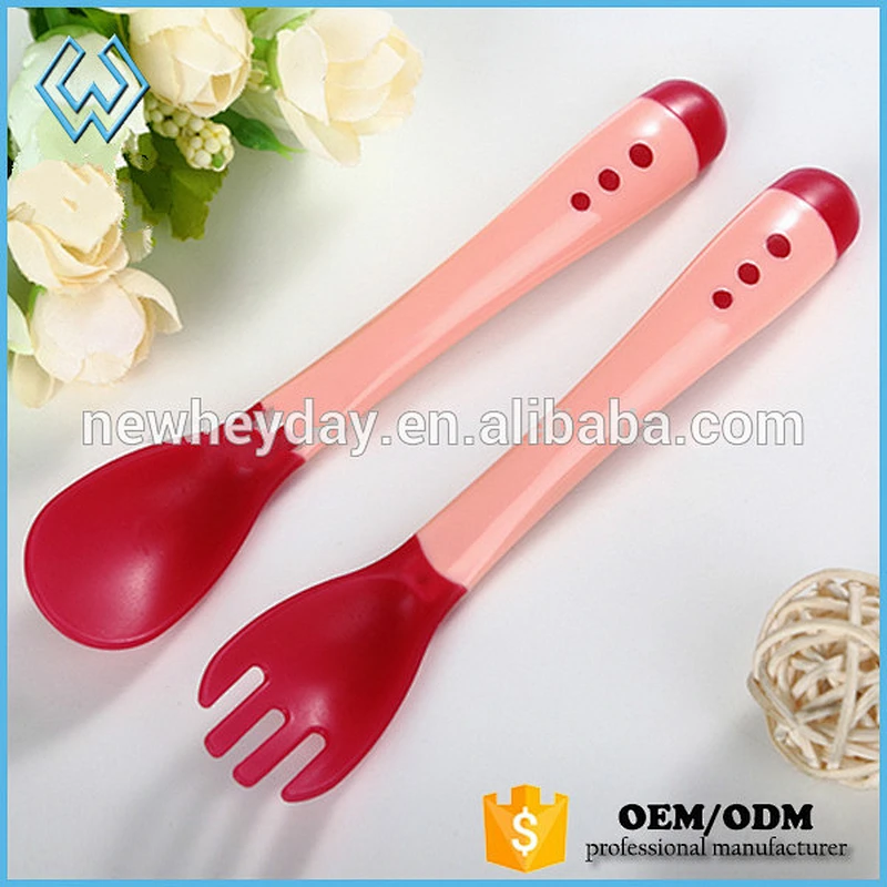 Mini Silicone Spoon and Fork Gift Set for Baby