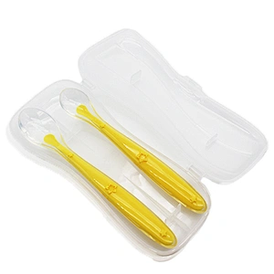 2020 silicone colorful new baby  feeding spoon for kids