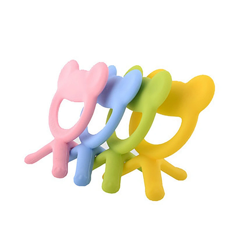 Fashionable baby teether rubber teethers toys manufacturers in China