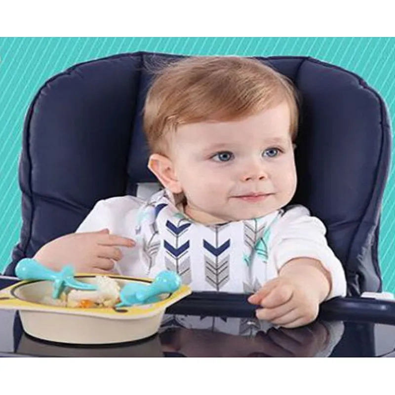 2020 hot sale silicone baby spoon&fork