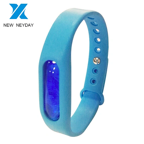Factory custom colorful anti-mosquito round silicone bracelet for baby