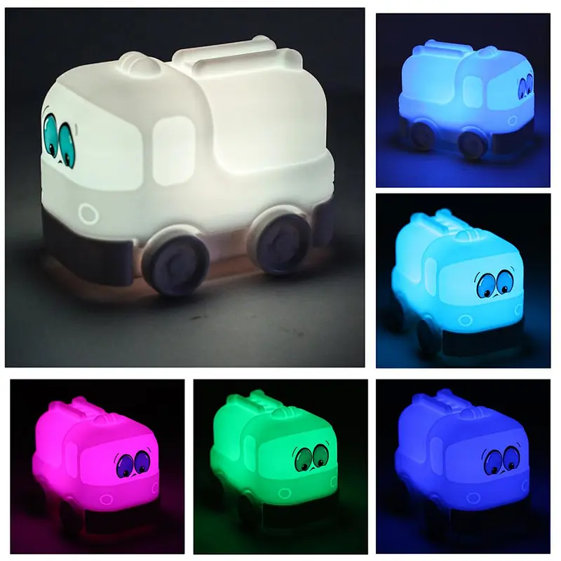 2020 Amazon top sellers USB waterproof environmentally friendly cute food grade silicone night light for baby for feeding