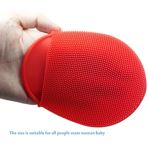 ultrasonic silicone facial cleansing brush baby  mascara brush head  facial cleaning brush
