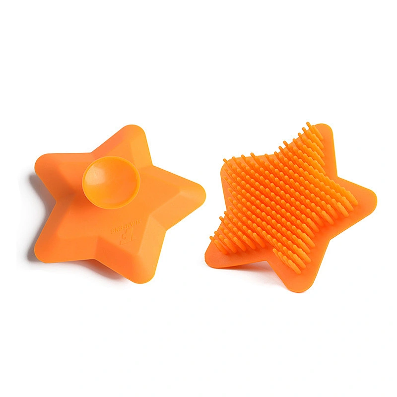 Baby massaging Silicone Shampoo  Brush Shower Body Bath  facial cleanser  hair  brush Infant Massage Brushes