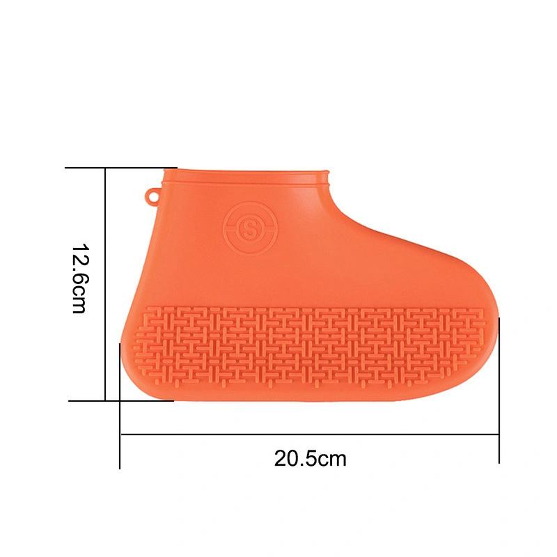Integrated  non-slip waterproof  folding comfortable silicone shoe cover for mothers or pregnant women for walking in the rain