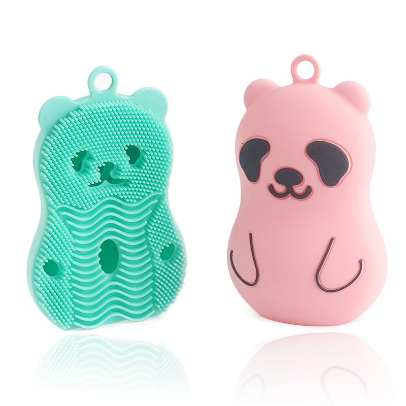 Multifunctional Soft Silicone facial Cleaning Brush  Bath  facial equipment Cartoon Bath Brush  Brush baby Shower Care hair