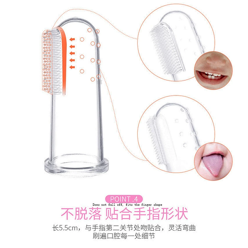 Amazon top sellers soft  safe BPA free baby liquid silicone toothbrush for baby for Caring for baby teeth