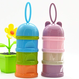 Customize waterproof small plastic storage box vacuum food container travel using milk powder dispenser China manufacturer