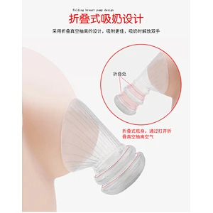 2020 Amazon top sellers soft and safe silicone manual folding breast pump for baby for feeding