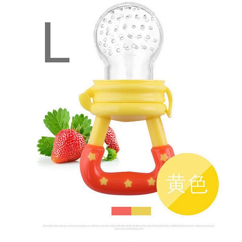 China Supplier New Design High Quality silicone baby fruit juice feeder  feeding pacifier