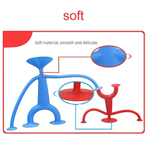2020 Amazon top sellers flexible  absorbable cute food grade children's silicone toys for kid brain training