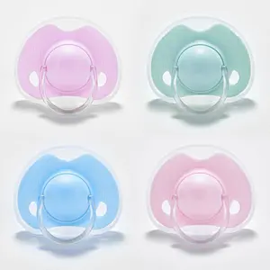 food grade  soft silicone  Newborn Kids  Orthodontic Dummy Pacifier Silicone Teat Nipple Soother Baby