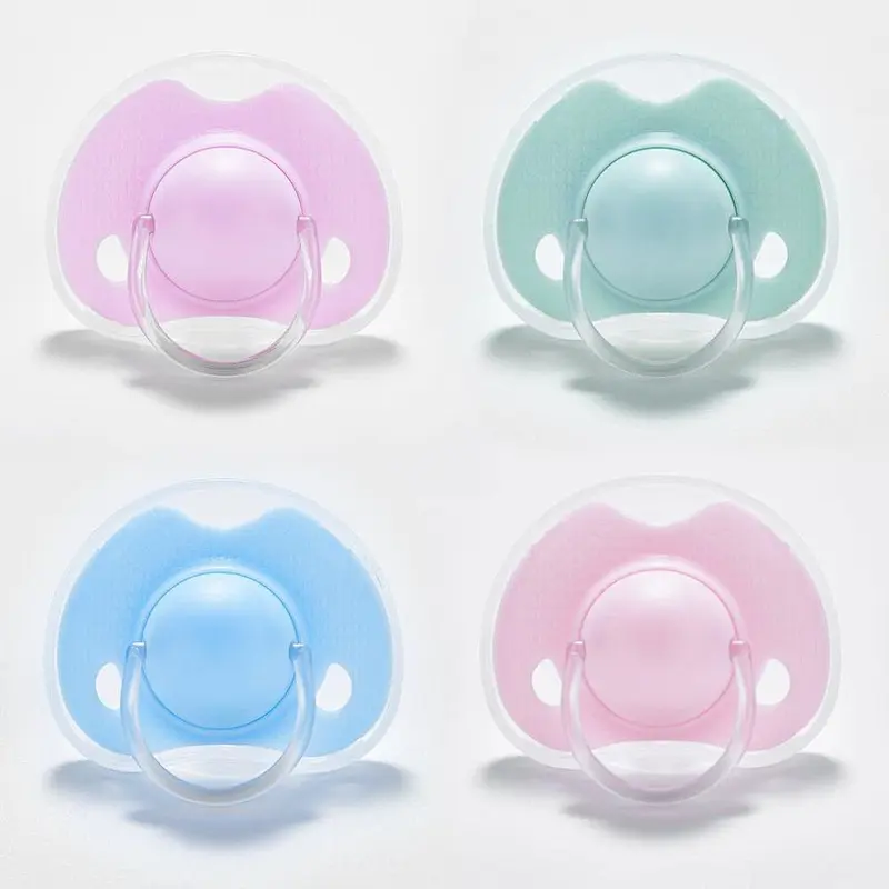 food grade  soft silicone  Newborn Kids  Orthodontic Dummy Pacifier Silicone Teat Nipple Soother Baby