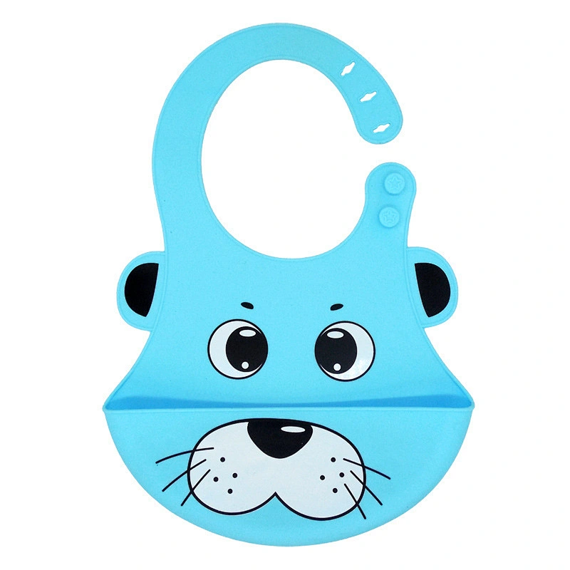 Hot sale waterproof 100%  food grade silicone baby bibs