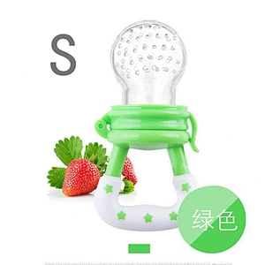 China Supplier New Design High Quality silicone baby fruit juice feeder  feeding pacifier