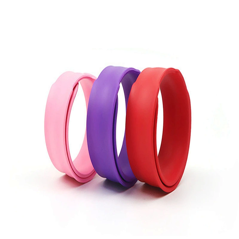 Amazon top sellers diverse colors Silicone bracelet pat ring children's tape measure wrist band bracelet toy for baby
