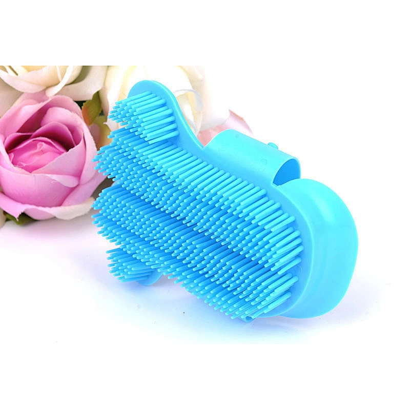 new design makeup brush  silicone  glove massage   pet glove brush