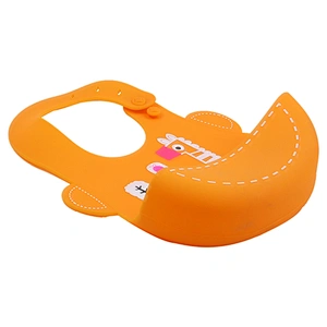 Fruit pattern Waterproof Baby Feeding Bibs Silicone Bibs Toddlers with Pocket Wide & Deep Food Crumb Catcher, Adjustable