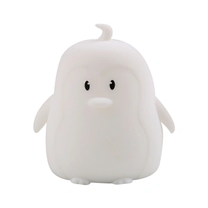 2020 Factory wholesale price cute colorful penguin silicone night light charging pat light for baby for sleeping