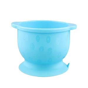 2020 High quality easy to clean non-deformable anti-drop food grade silicone sucker bowl for baby for feeding