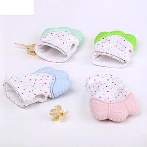 China Big Factory Good Price silicone teething mittens for baby mitten soothing with Bestar