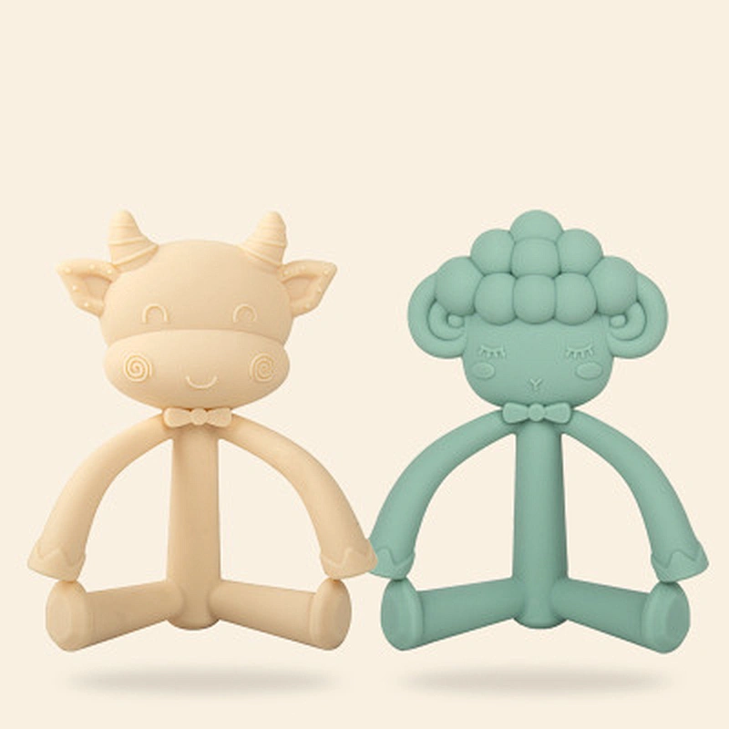 China Big Factory Good Price silicone teethers soft beads custom teether made in