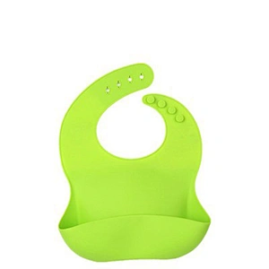 IC New Products grade soft waterproof big pocket silicone baby bib good quality free samples manufacturer supply bibs At Price